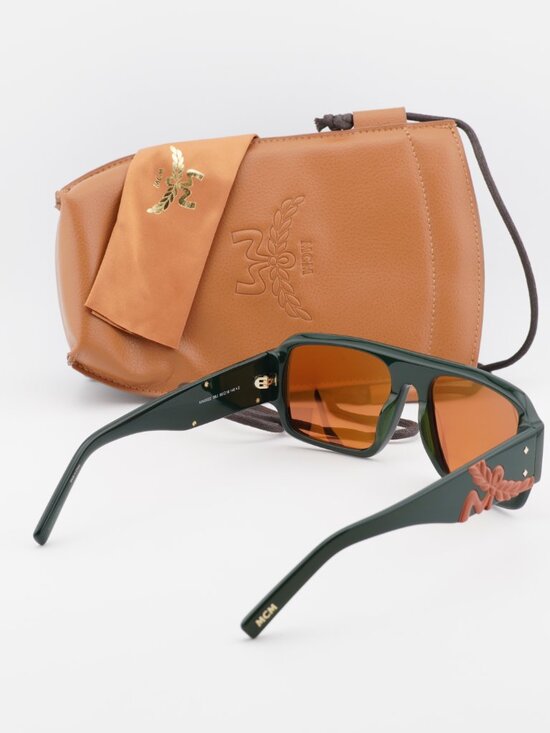 MCM MW0022 96J Square Sunglasses – Green / Roviex